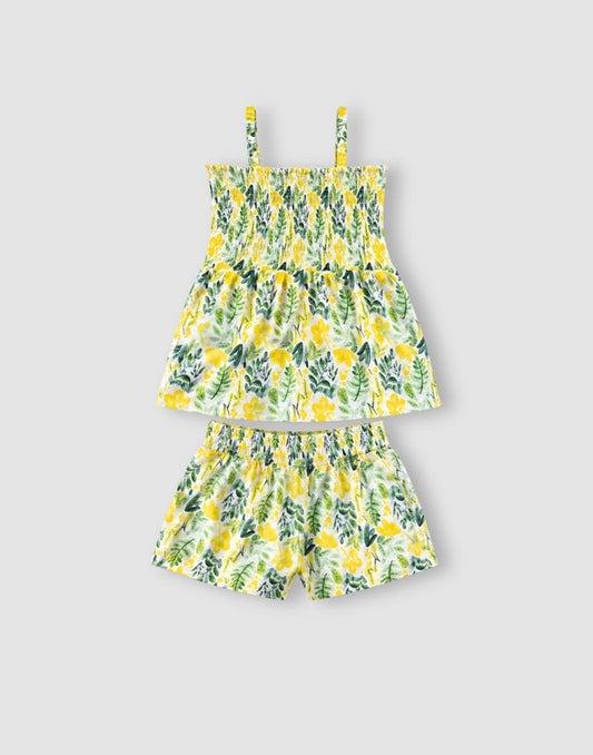 Botanical Print Regular Cotton Co-Ordinate