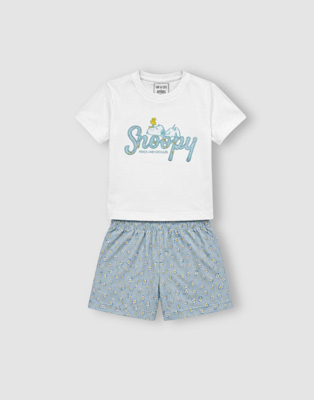 Graphic print Regular Cotton Co-Ordinate