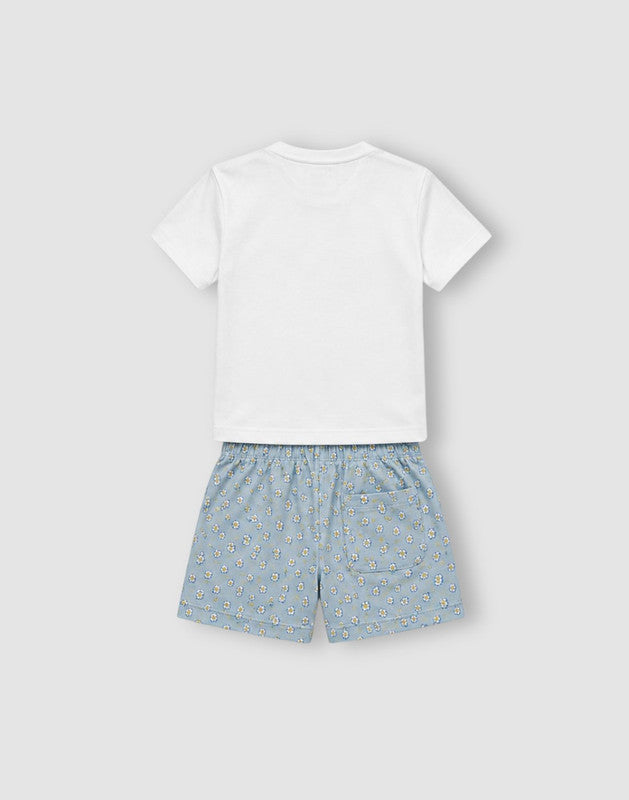 Graphic print Regular Cotton Co-Ordinate
