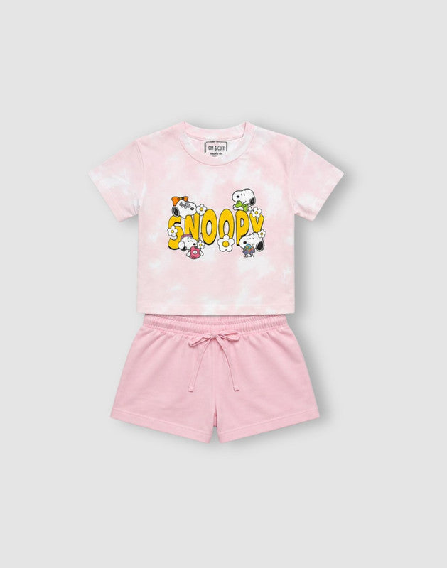 Graphic print Regular Cotton Co-Ordinate