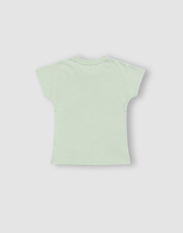Abstract Regular Cotton Knits Top