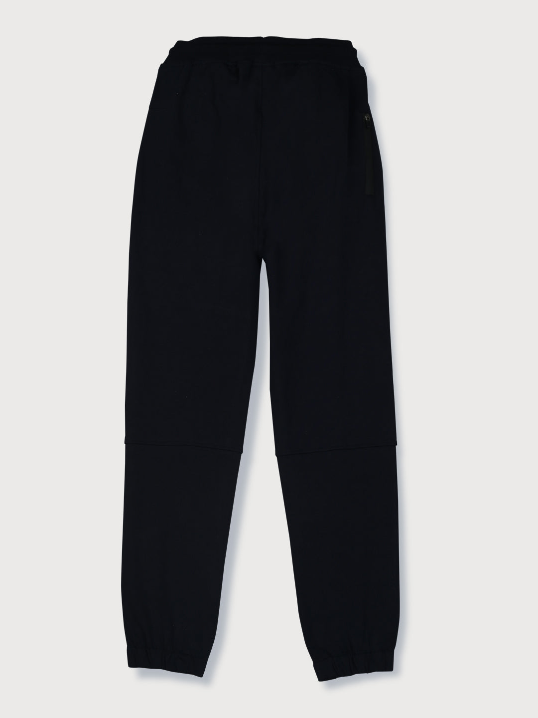 Boys Navy Blue Solid Knits Track Pant