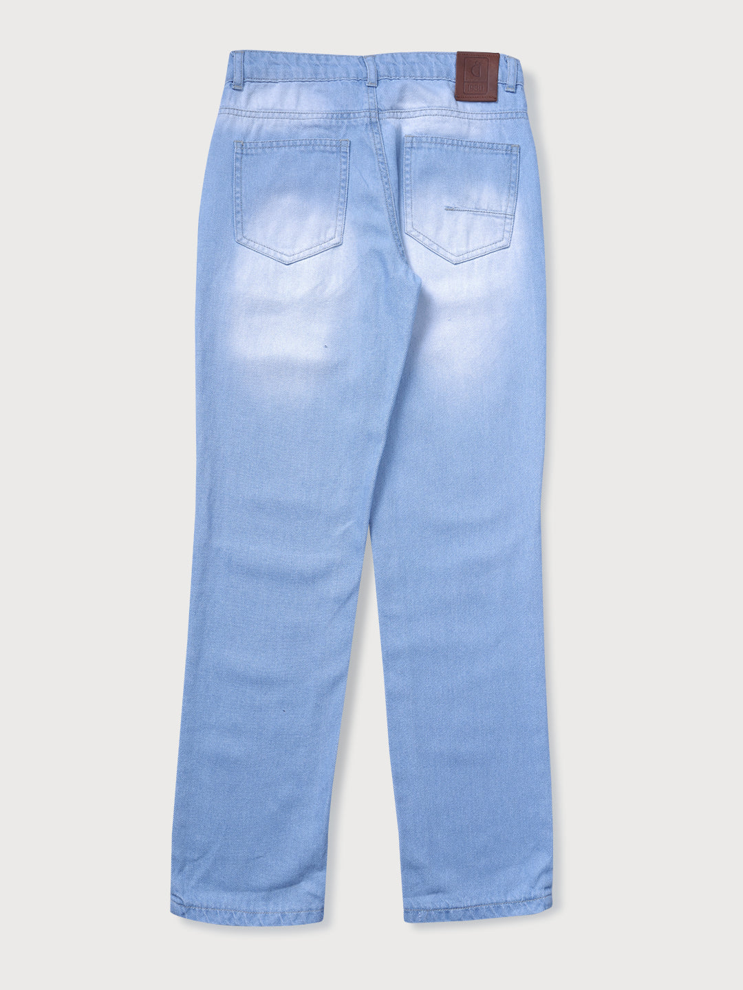 Boys Blue Solid Denim Jeans