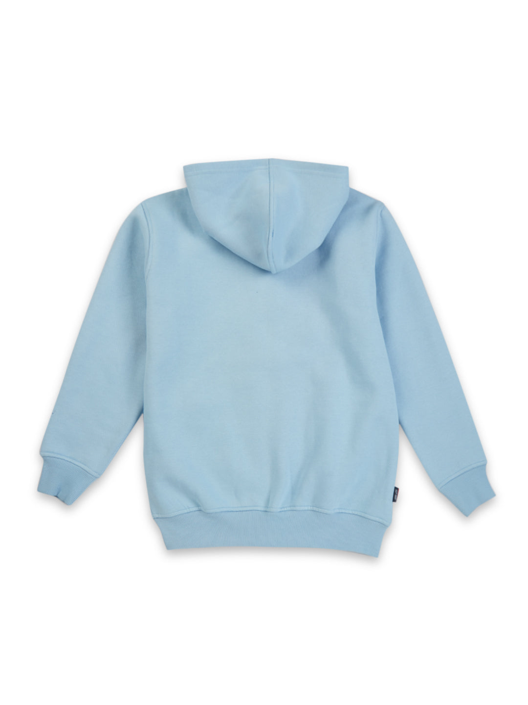 Boys Blue Solid Woven Knits Jacket