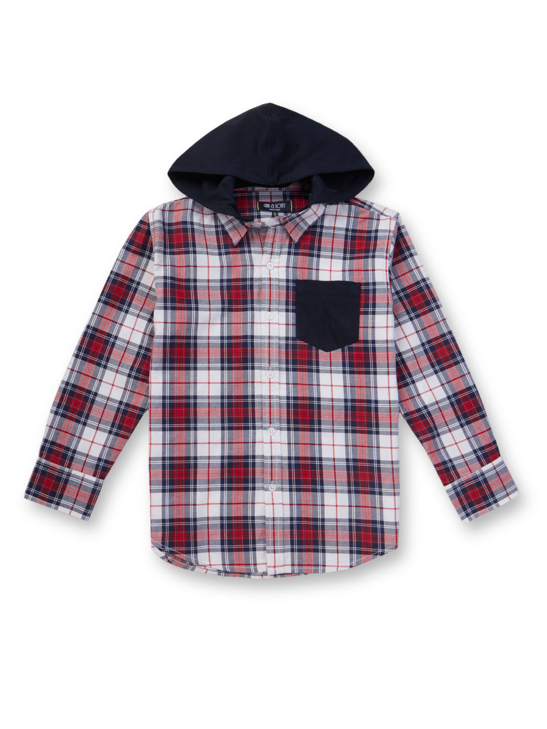 Boys Multicolor Checks Cotton Shirt