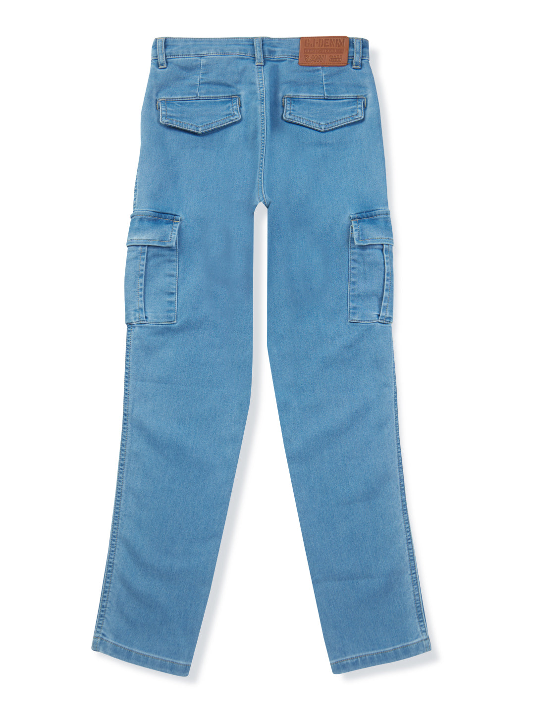 Boys Blue Solid Denim Jeans