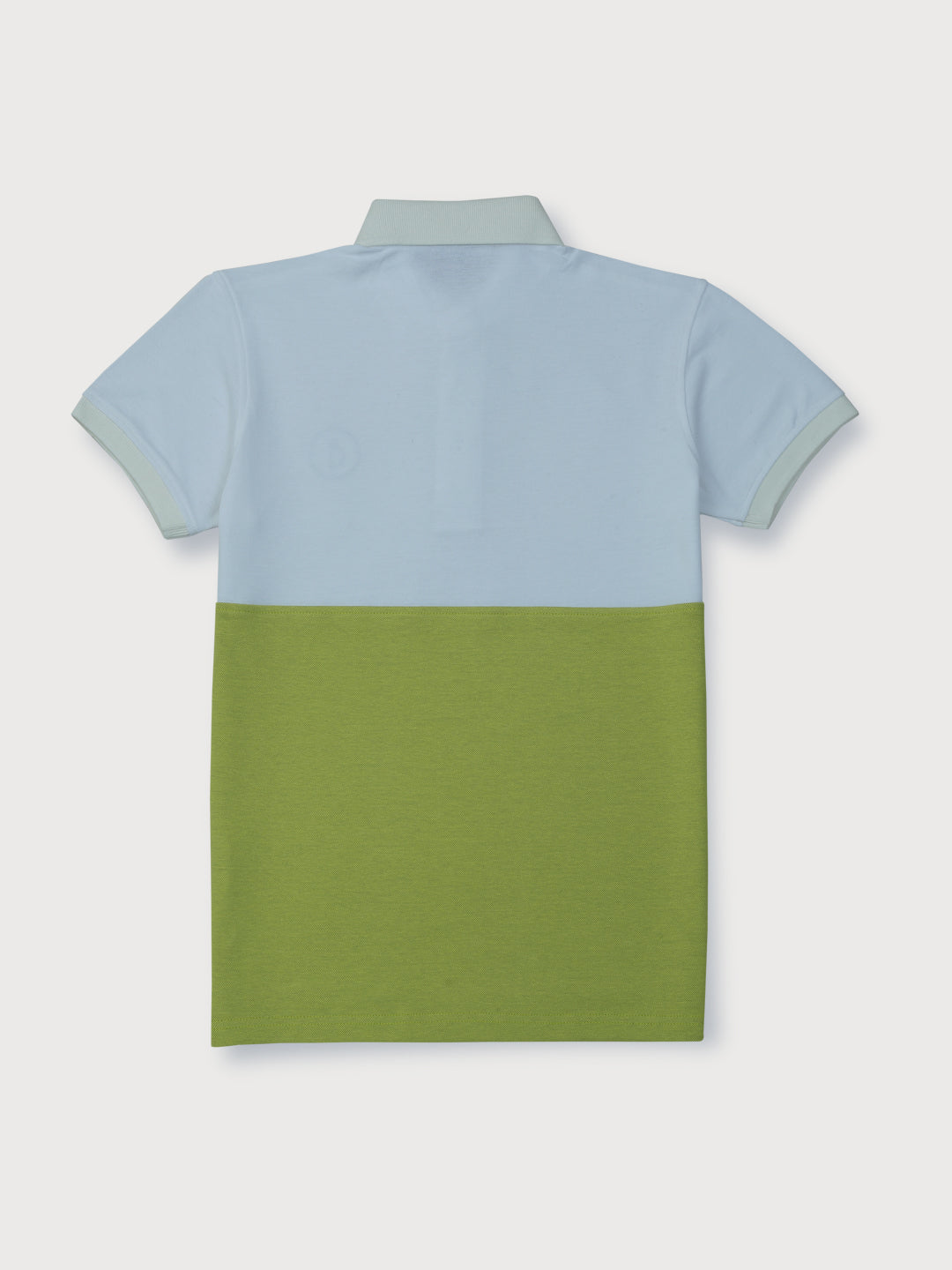 Boys White Solid Cotton Polo T-Shirt