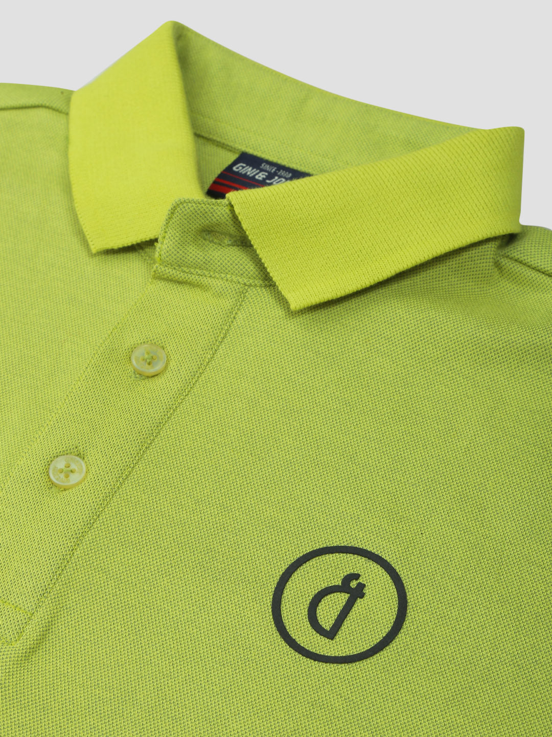 Boys Green Colourblock Knits Polo T-Shirt