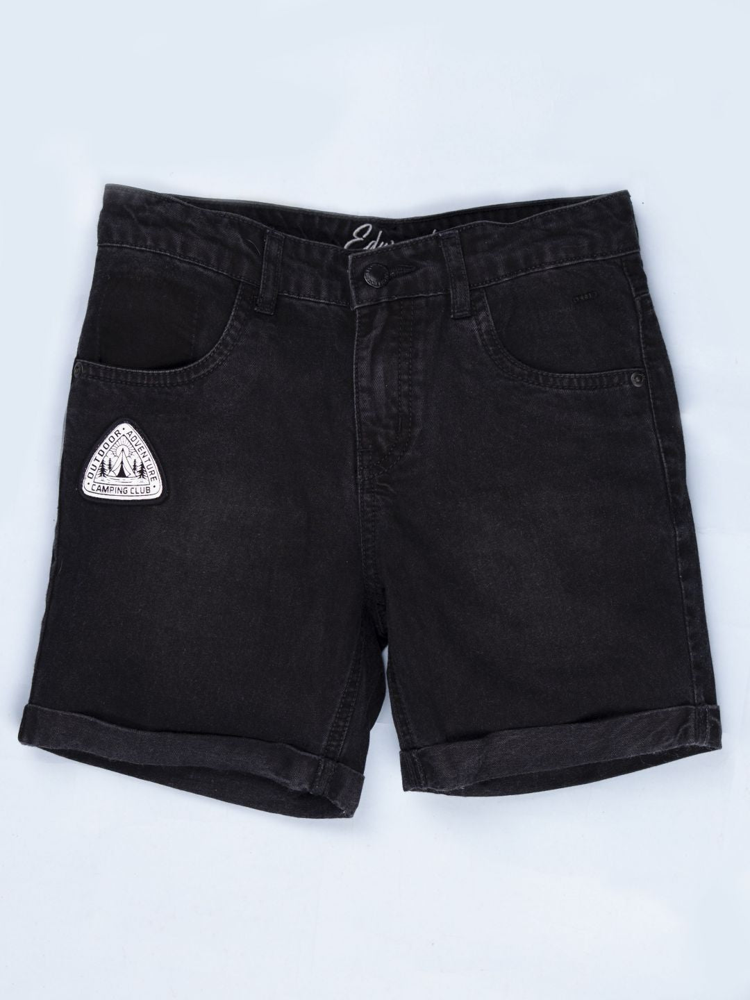 Boys woven Grey denim shorts