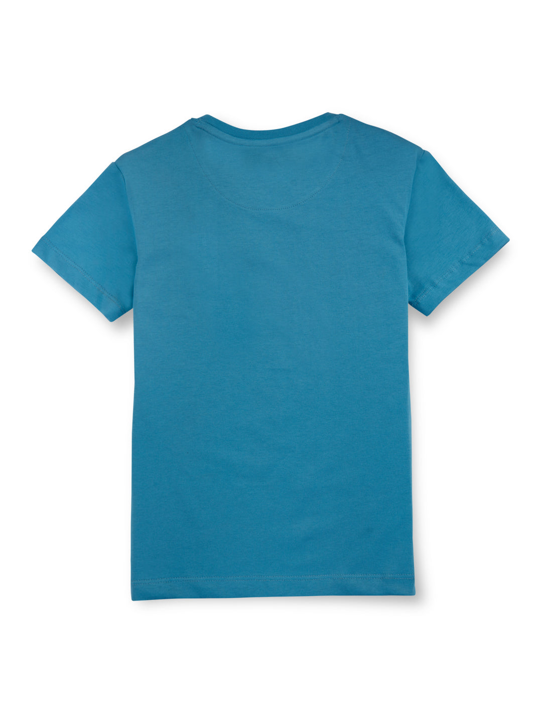 Boys Blue Biker Roadies Cotton Round Neck Half Sleeve T-Shirt