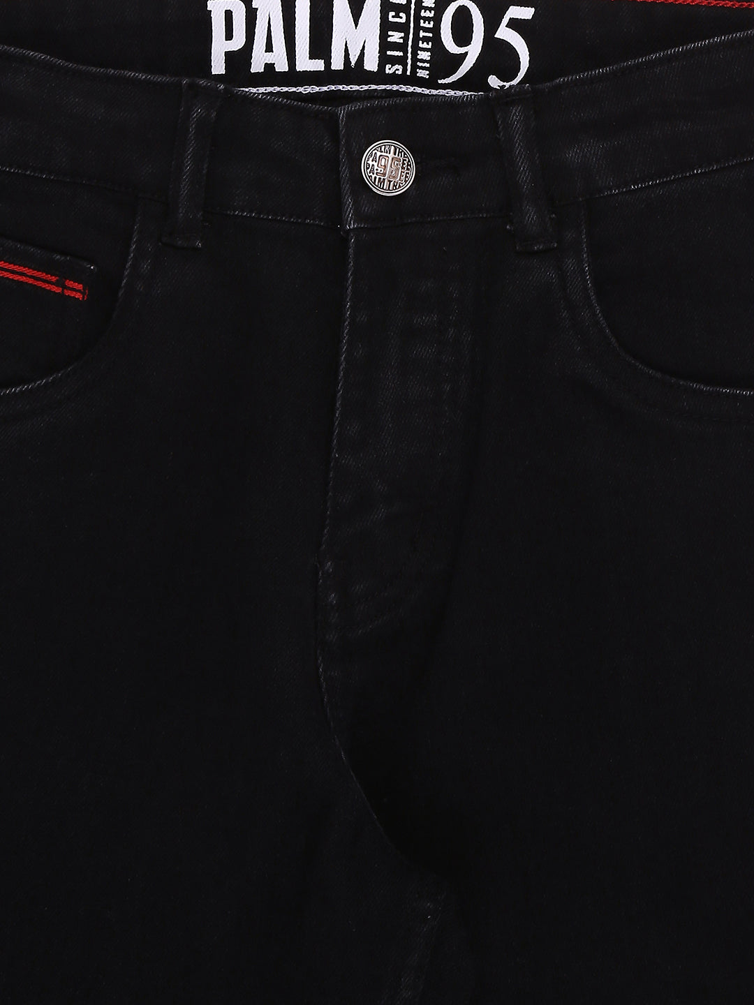 Boys Black Solid Denim Jeans Fixed Waist