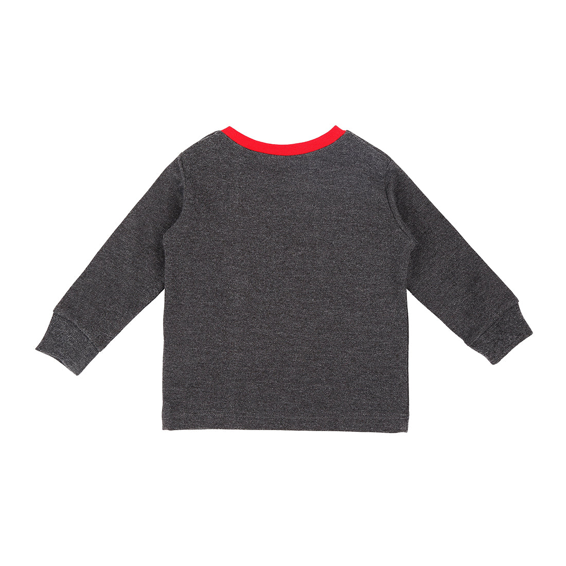 Gj Baby Boys Black Cotton Chest Printed Full Sleeves T-Shirt