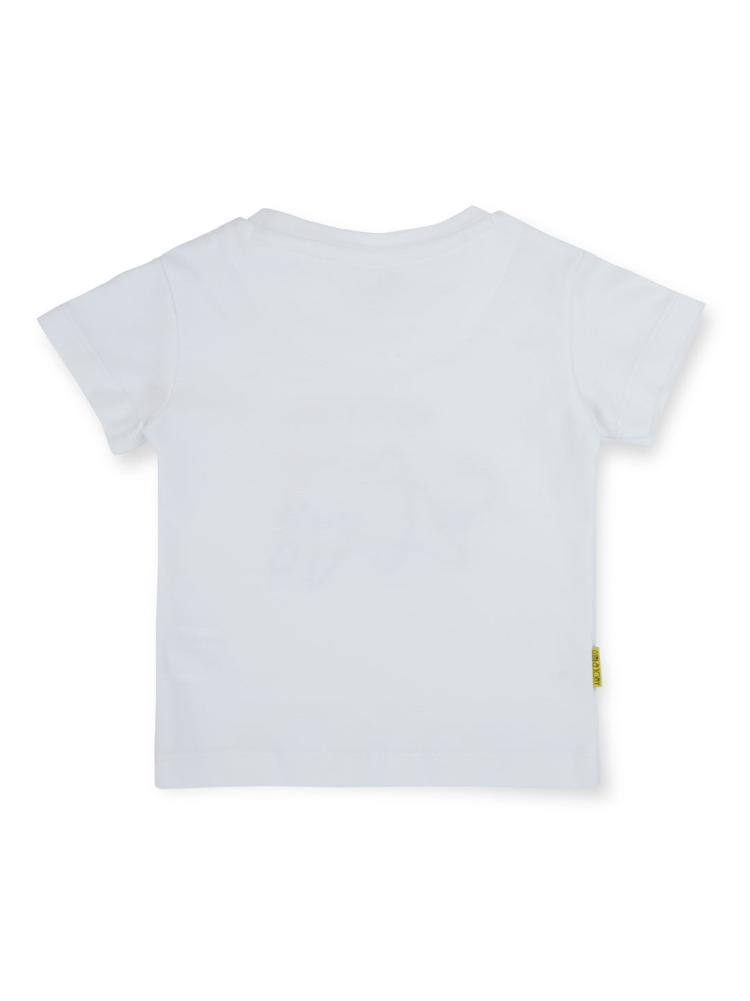 Unisex White Whitty Wiskers Cotton Round Neck Half Sleeve T-Shirt