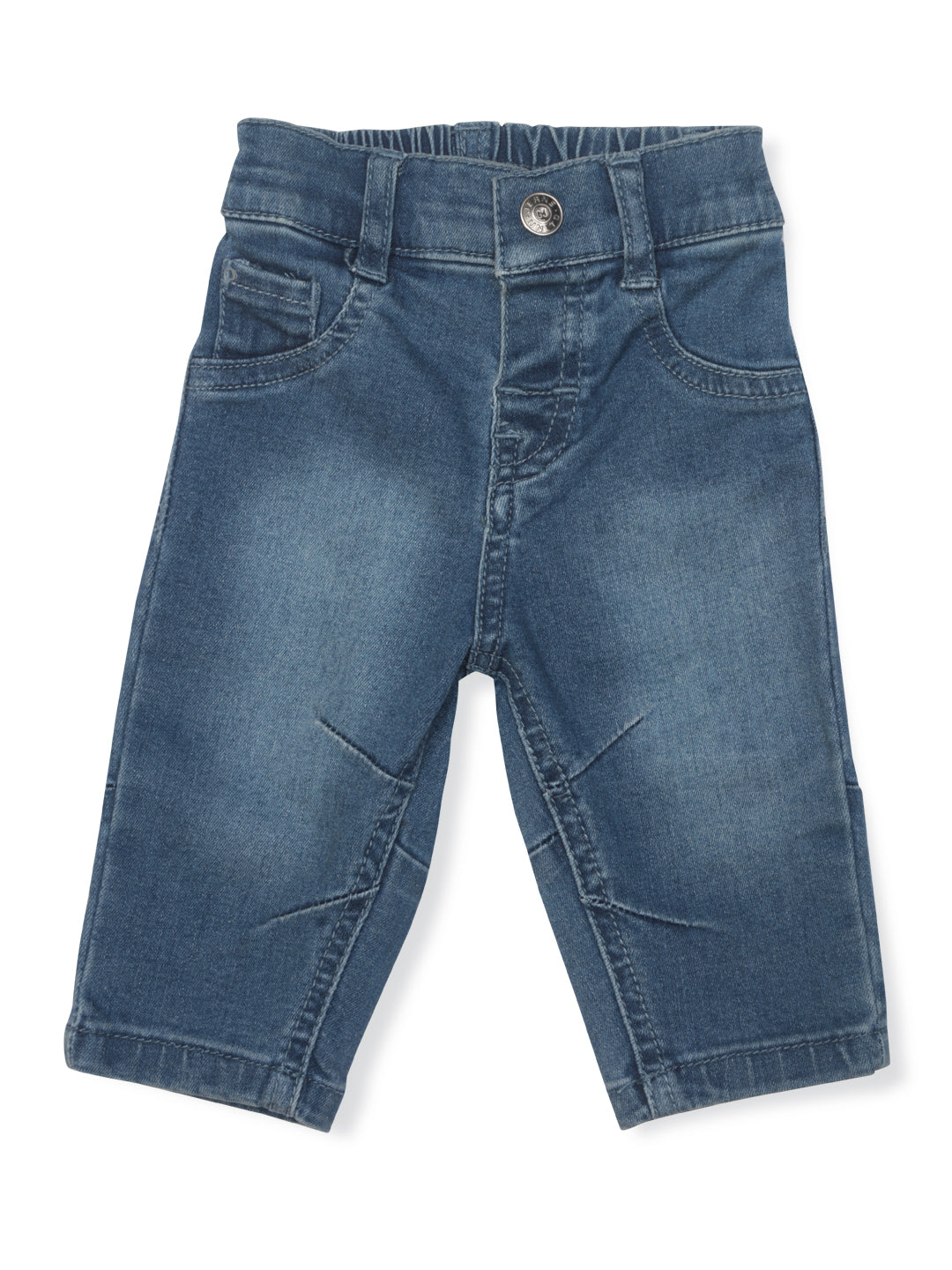 Gj Baby Boys Blue Denim Washed Jeans